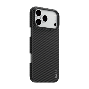 CARE by PanzerGlass Discovery Aramid Fiber Kılıf MagSafe Siyah & Gri iPhone 18 Pro Max | 17 Pro Max