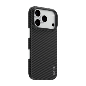 CARE by PanzerGlass Discovery Aramid Fiber Kılıf MagSafe Siyah & Gri iPhone 18 Pro | 17 Pro